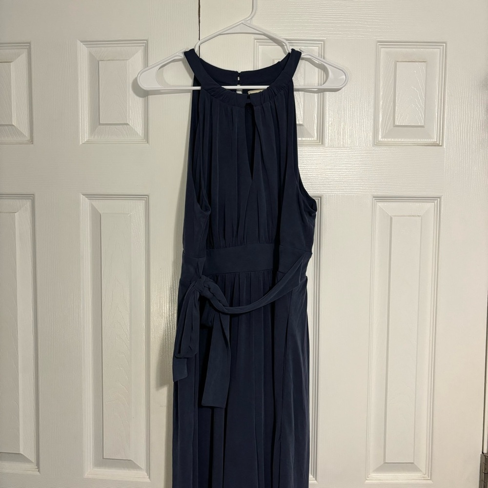 Anthropologie Moulinette Soeurs Eremita Blue Wide Leg Jumpsuit - Picture 2 of 10